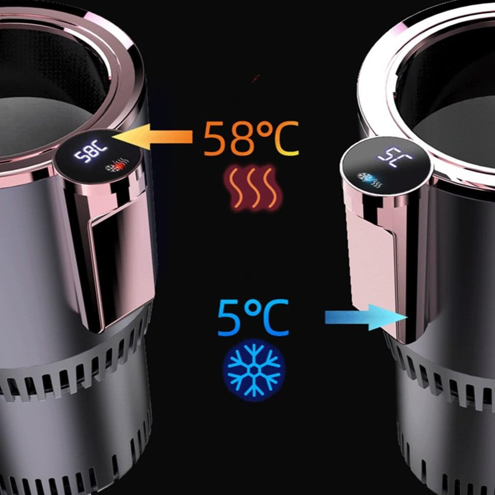 Copo Refrigerador/Aquecedor Carro 2 em 1 - Refrigera 3ºC e Aquecer 60ºC