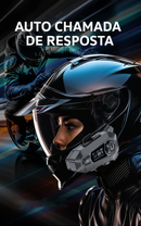 Headset Inteligente P/Capacete Impermeável Sem Fio - Exclusivo