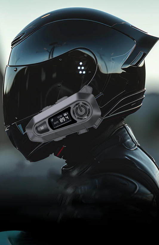 Headset Inteligente P/Capacete Impermeável Sem Fio - Exclusivo