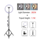 Arco de Luz LED Selfie - Tripé 26cm/16cm