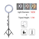 Arco de Luz LED Selfie - Tripé 26cm/16cm